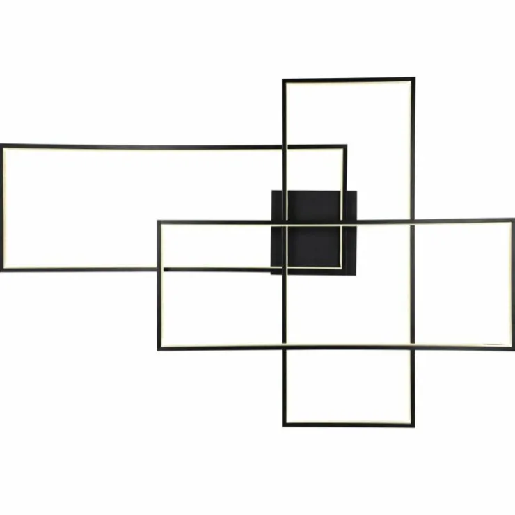 Luminaires Globo Lighting Éclairage Led|Plafonnier Globo GABRIEL LED Noir, 1 lumière, Télécommandes