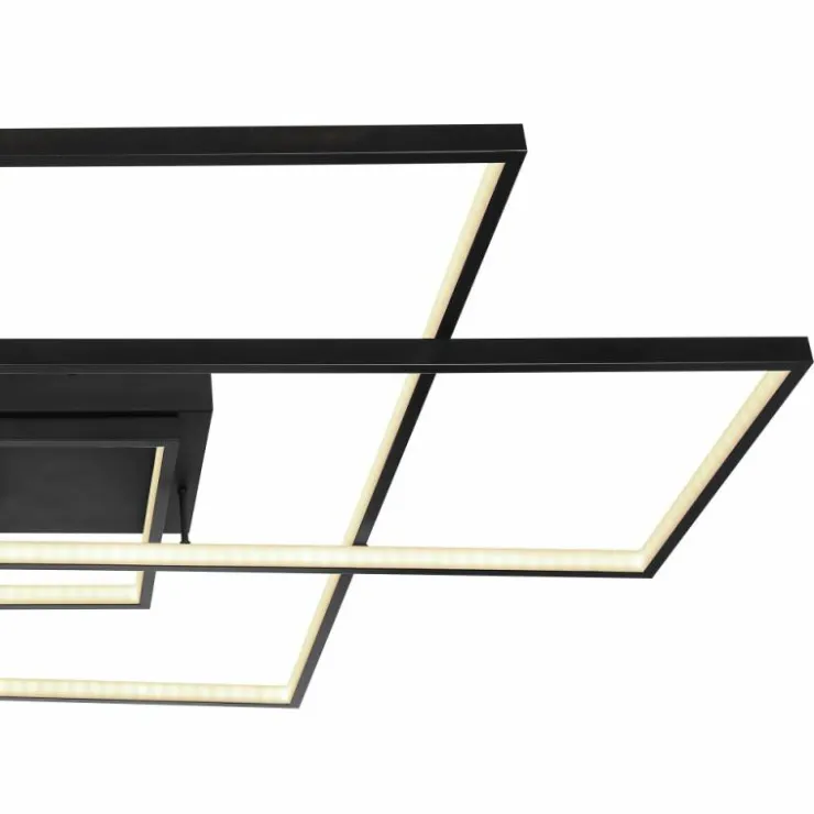 Luminaires Globo Lighting Éclairage Led|Plafonnier Globo GABRIEL LED Noir, 1 lumière, Télécommandes