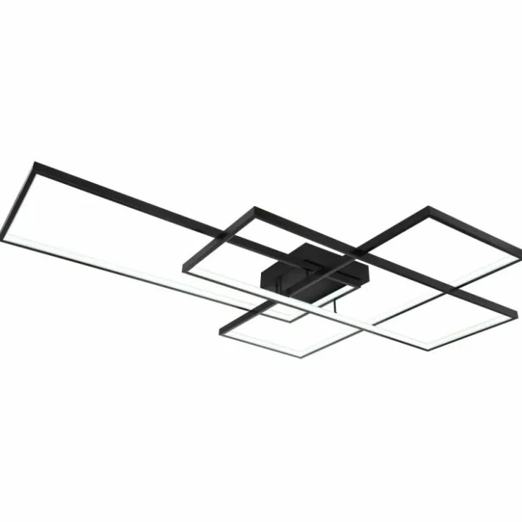 Luminaires Globo Lighting Éclairage Led|Plafonnier Globo GABRIEL LED Noir, 1 lumière, Télécommandes
