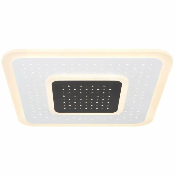 Luminaires Globo Lighting Éclairage Led|Plafonnier Globo GISELL LED Blanc, 1 lumière, Télécommandes