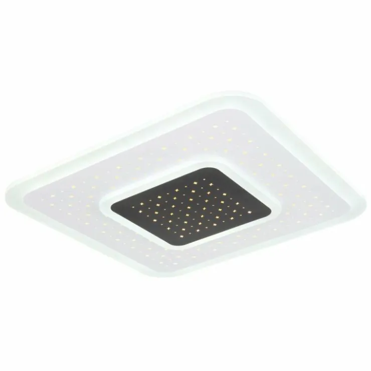 Luminaires Globo Lighting Éclairage Led|Plafonnier Globo GISELL LED Blanc, 1 lumière, Télécommandes