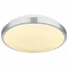Luminaires Globo Lighting Éclairage Led|Plafonnier Globo GREGORY LED Aluminium, Blanc, 1 lumière, Détecteur de mouvement