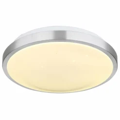 Luminaires Globo Lighting Éclairage Led|Plafonnier Globo GREGORY LED Aluminium, Blanc, 1 lumière, Détecteur de mouvement