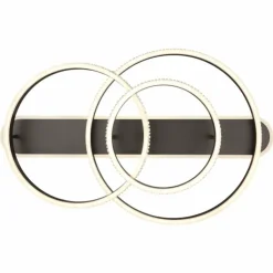 Luminaires Globo Lighting Éclairage Led|Plafonnier Globo GROUNI LED Titane, 1 lumière, Télécommandes