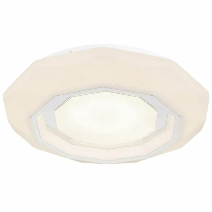 Luminaires Globo Lighting Éclairage Led|Plafonnier Globo HOKKI LED Blanc, 1 lumière, Télécommandes
