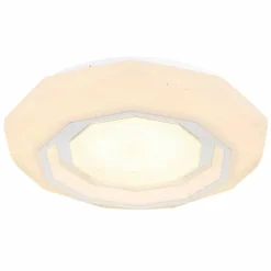 Luminaires Globo Lighting Éclairage Led|Plafonnier Globo HOKKI LED Blanc, 1 lumière, Télécommandes