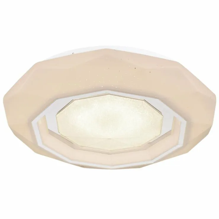Luminaires Globo Lighting Éclairage Led|Plafonnier Globo HOKKI LED Blanc, 1 lumière, Télécommandes