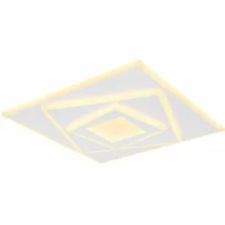 Luminaires Globo Lighting Éclairage Led|Plafonnier Globo HORNI LED Blanc, 1 lumière