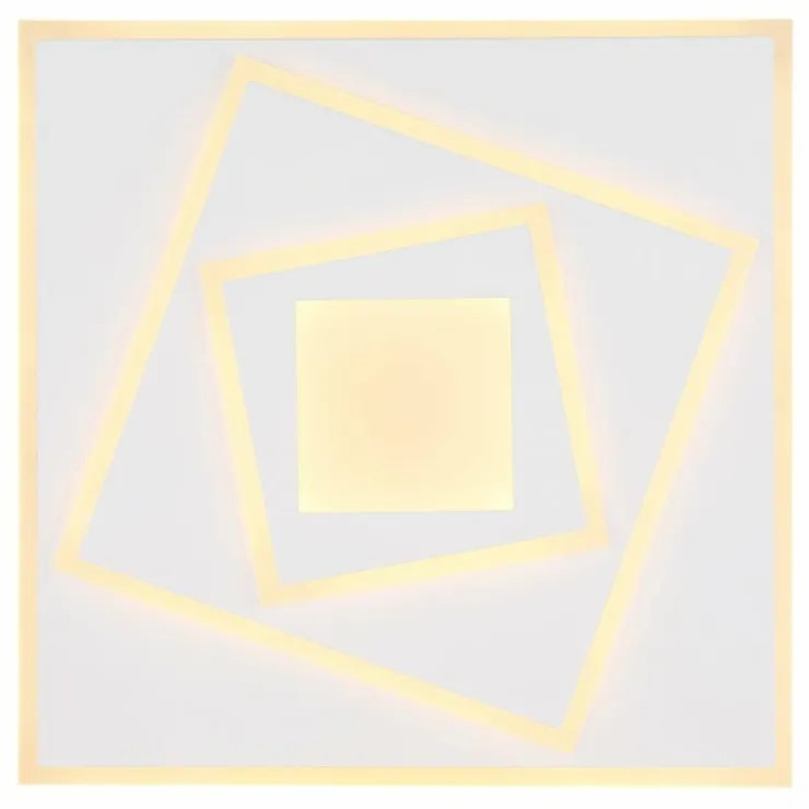 Luminaires Globo Lighting Éclairage Led|Plafonnier Globo HORNI LED Blanc, 1 lumière