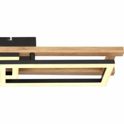 Luminaires Globo Lighting Éclairage Led|Plafonnier Globo ILLA LED Noir, 1 lumière