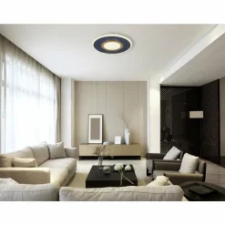 Luminaires Globo Lighting Éclairage Led|Plafonnier Globo INGOMAR LED Bleu, Blanc, 1 lumière, Télécommandes