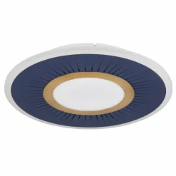 Luminaires Globo Lighting Éclairage Led|Plafonnier Globo INGOMAR LED Bleu, Blanc, 1 lumière, Télécommandes