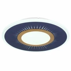 Luminaires Globo Lighting Éclairage Led|Plafonnier Globo INGOMAR LED Bleu, Blanc, 1 lumière, Télécommandes
