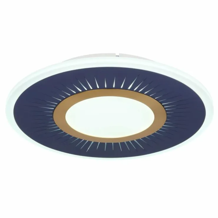 Luminaires Globo Lighting Éclairage Led|Plafonnier Globo INGOMAR LED Bleu, Blanc, 1 lumière, Télécommandes