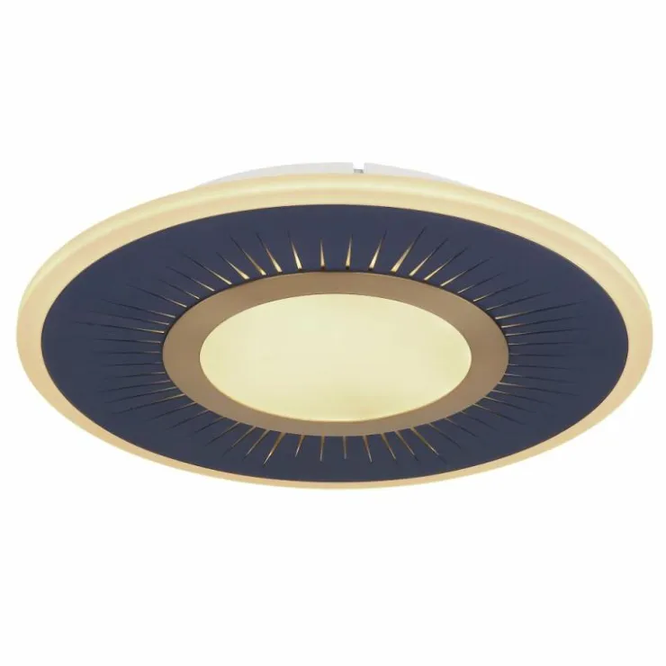 Luminaires Globo Lighting Éclairage Led|Plafonnier Globo INGOMAR LED Bleu, Blanc, 1 lumière, Télécommandes