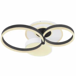 Plafonnier Globo JACK LED Blanc, 1 lumière, Télécommandes
