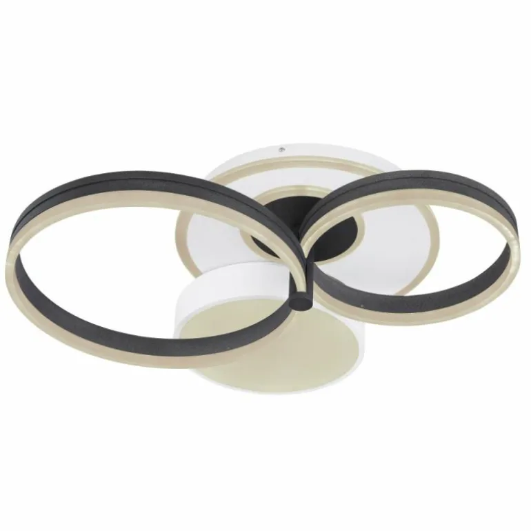Plafonnier Globo JACK LED Blanc, 1 lumière, Télécommandes