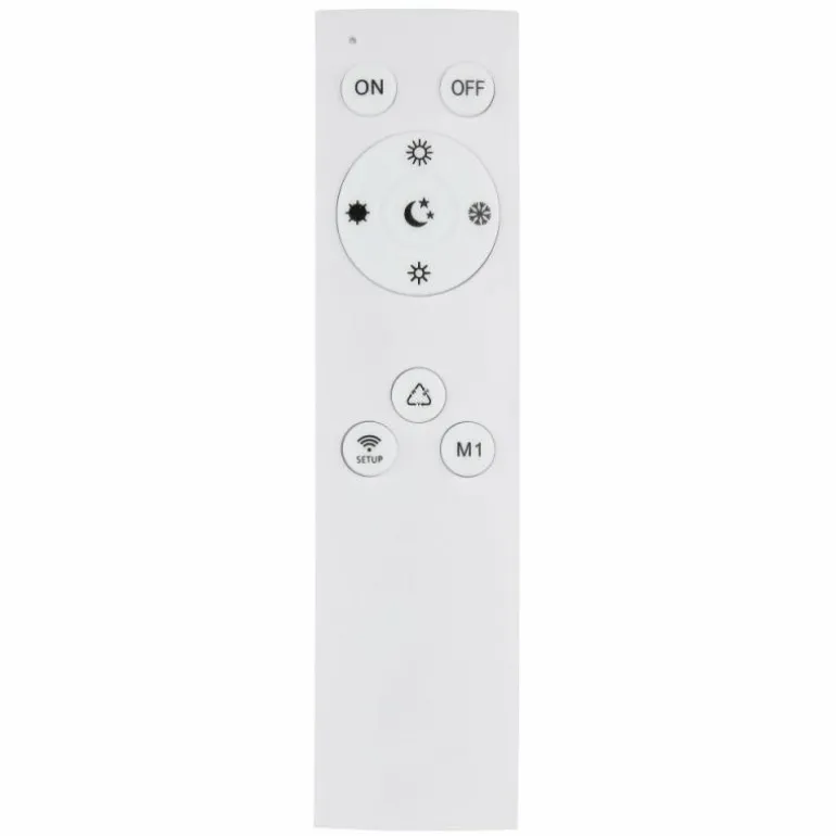 Plafonnier Globo JACK LED Blanc, 1 lumière, Télécommandes
