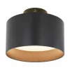 Luminaires Globo Lighting Éclairage Led|Plafonnier Globo JENNY LED Noir, 1 lumière