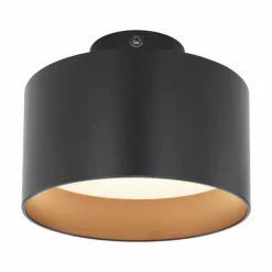 Luminaires Globo Lighting Éclairage Led|Plafonnier Globo JENNY LED Noir, 1 lumière