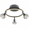 Luminaires Globo Lighting Éclairage Led|Plafonnier Globo JUTTA LED Noir, 1 lumière