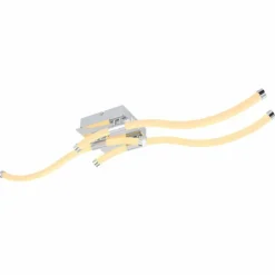 Luminaires Globo Lighting Éclairage Led|Plafonnier Globo KAIA LED Chrome, 1 lumière