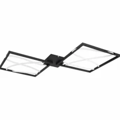 Luminaires Globo Lighting Éclairage Led|Plafonnier Globo KAIA LED Noir, 1 lumière