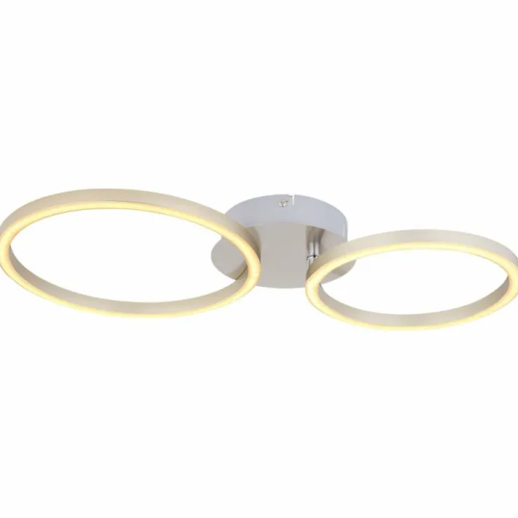 Luminaires Globo Lighting Suspensions|Plafonnier Globo KENDY LED Nickel mat, 1 lumière