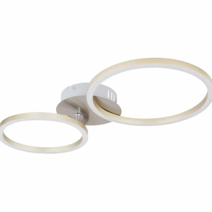 Luminaires Globo Lighting Suspensions|Plafonnier Globo KENDY LED Nickel mat, 1 lumière
