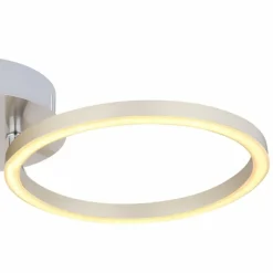 Luminaires Globo Lighting Suspensions|Plafonnier Globo KENDY LED Nickel mat, 1 lumière
