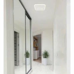 Luminaires Globo Lighting Éclairage Led|Plafonnier Globo LAMELA LED Blanc, 1 lumière