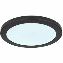 Luminaires Globo Lighting Éclairage Led|Plafonnier Globo LASSE LED Noir, 1 lumière
