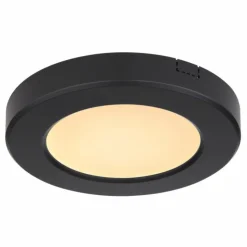 Luminaires Globo Lighting Éclairage Led|Plafonnier Globo LASSE LED Noir, 1 lumière