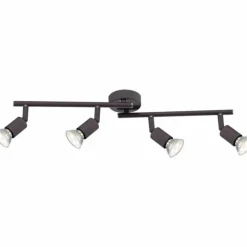 Luminaires Globo Lighting Éclairage Led|Plafonnier Globo LED Rouille, 4 lumières