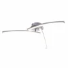 Luminaires Globo Lighting Éclairage Led|Plafonnier Globo LONG LED Nickel mat, 1 lumière