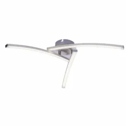 Luminaires Globo Lighting Éclairage Led|Plafonnier Globo LONG LED Nickel mat, 1 lumière