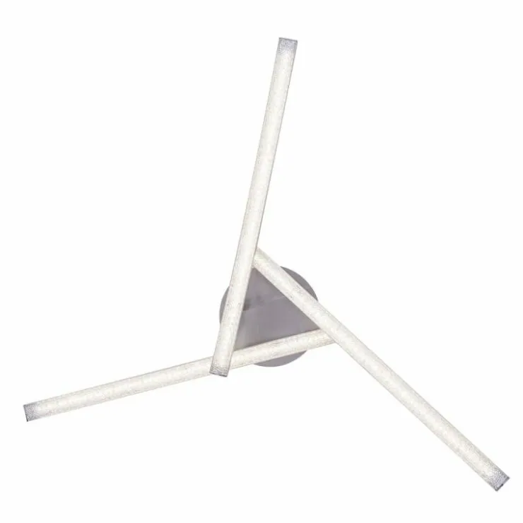 Luminaires Globo Lighting Éclairage Led|Plafonnier Globo LONG LED Nickel mat, 1 lumière
