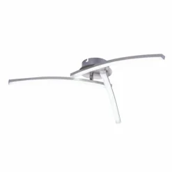 Luminaires Globo Lighting Éclairage Led|Plafonnier Globo LONG LED Nickel mat, 1 lumière