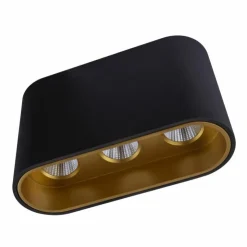 Luminaires Globo Lighting Éclairage Led|Plafonnier Globo LORO LED Noir, 1 lumière