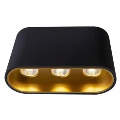 Luminaires Globo Lighting Éclairage Led|Plafonnier Globo LORO LED Noir, 1 lumière