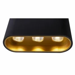 Luminaires Globo Lighting Éclairage Led|Plafonnier Globo LORO LED Noir, 1 lumière