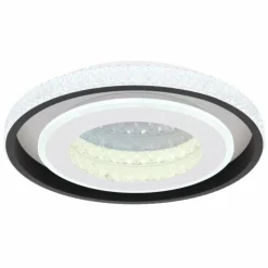 Luminaires Globo Lighting Éclairage Led|Plafonnier Globo LUCKY LED Noir, Blanc, 1 lumière, Télécommandes