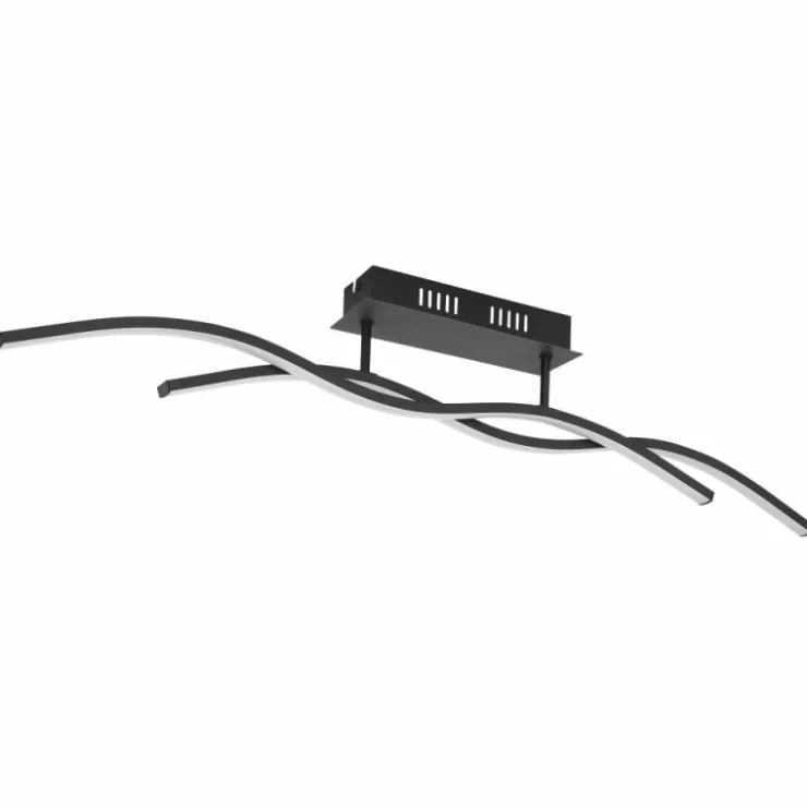 Luminaires Globo Lighting Éclairage Led|Plafonnier Globo MARIUS LED Noir, 1 lumière