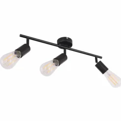 Luminaires Globo Lighting Spots Et Projecteurs|Plafonnier Globo MARTHA Noir, 3 lumières