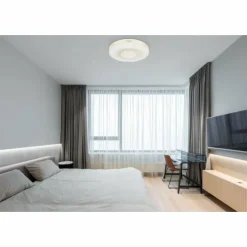 Luminaires Globo Lighting Éclairage Led|Plafonnier Globo MARU LED Blanc, 1 lumière, Télécommandes