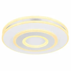 Luminaires Globo Lighting Éclairage Led|Plafonnier Globo MARU LED Blanc, 1 lumière, Télécommandes