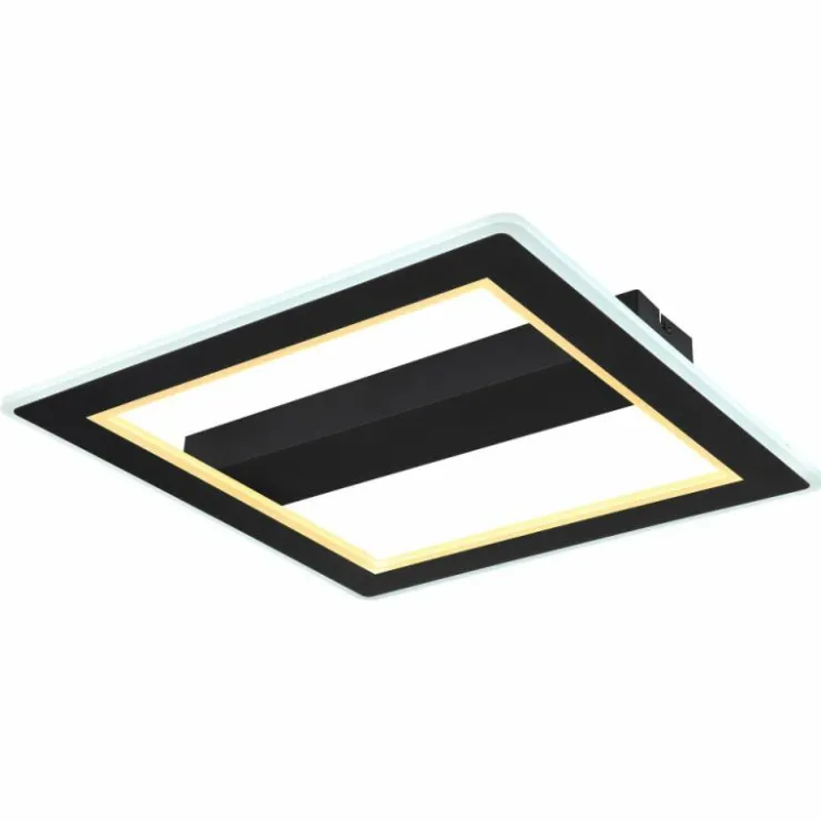 Luminaires Globo Lighting Éclairage Led|Plafonnier Globo MATTIA LED Noir, 1 lumière