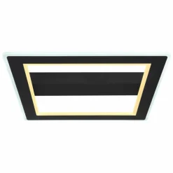 Luminaires Globo Lighting Éclairage Led|Plafonnier Globo MATTIA LED Noir, 1 lumière