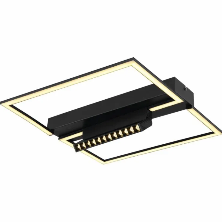 Luminaires Globo Lighting Éclairage Led|Plafonnier Globo MAXWELL LED Noir, 2 lumières