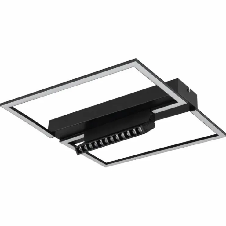 Luminaires Globo Lighting Éclairage Led|Plafonnier Globo MAXWELL LED Noir, 2 lumières